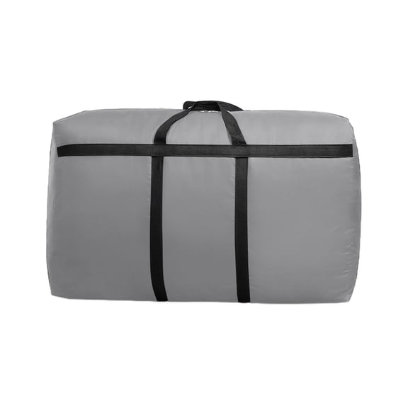 openpig Large Moving Bags, Storage Bags with Zippers, Comforter Storage Bag, Space Saver Organizers for Closet, Blanket, Pillow, Quilt, Bedding, Clothes (Grey)