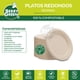 thumbnail image 2 of 125 Platos Desechables, 100% Compostable  Ecológico 22.5 cm/ 9 x 9 Pulgadas Berry Green PLR9N, 2 of 5