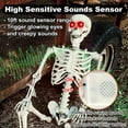 Halloween Decorations Outdoor 5.5FT Life Size Skeleton + 3 Pack