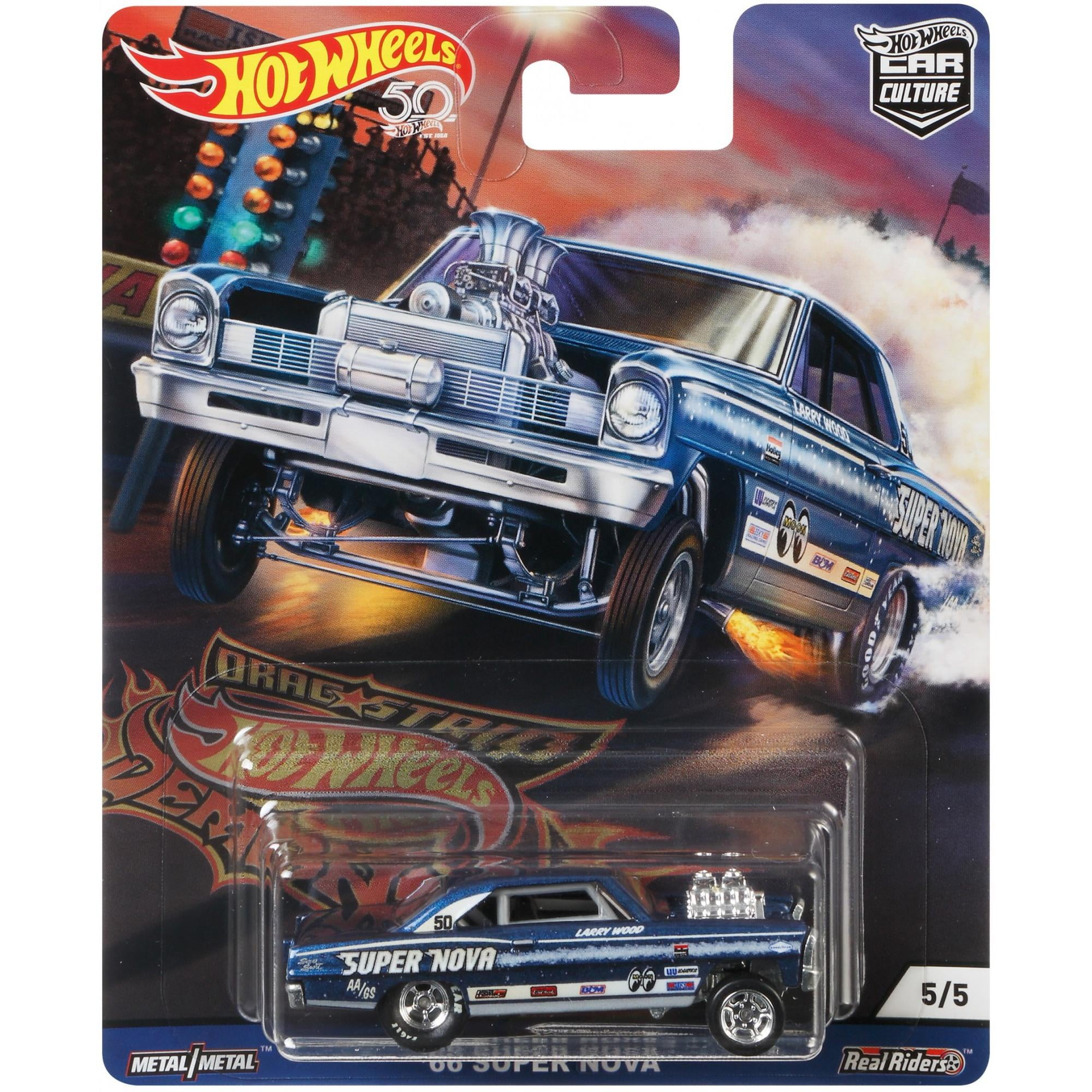Hot Wheels Car Culture 66 Chevy Super Nova Car Play Vehicle Walmart