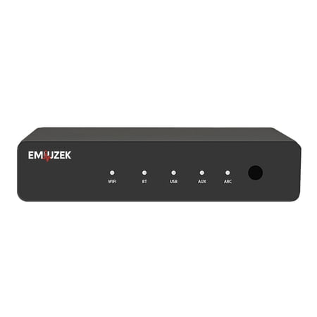 EMIUZEK R20 WiFi Bluetooth 5.0 Multi Room HiFi Streamer AirPlay DLNA Spotify Tidal Audio Receiver for Home Speakers