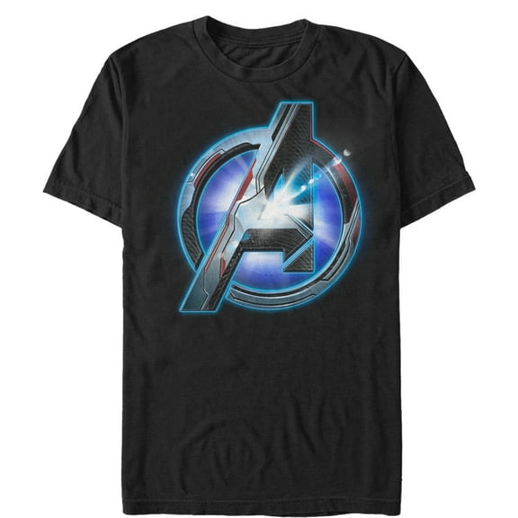 Men's Marvel Avengers: Endgame High Tech Logo  Graphic Tee Black 4X Large