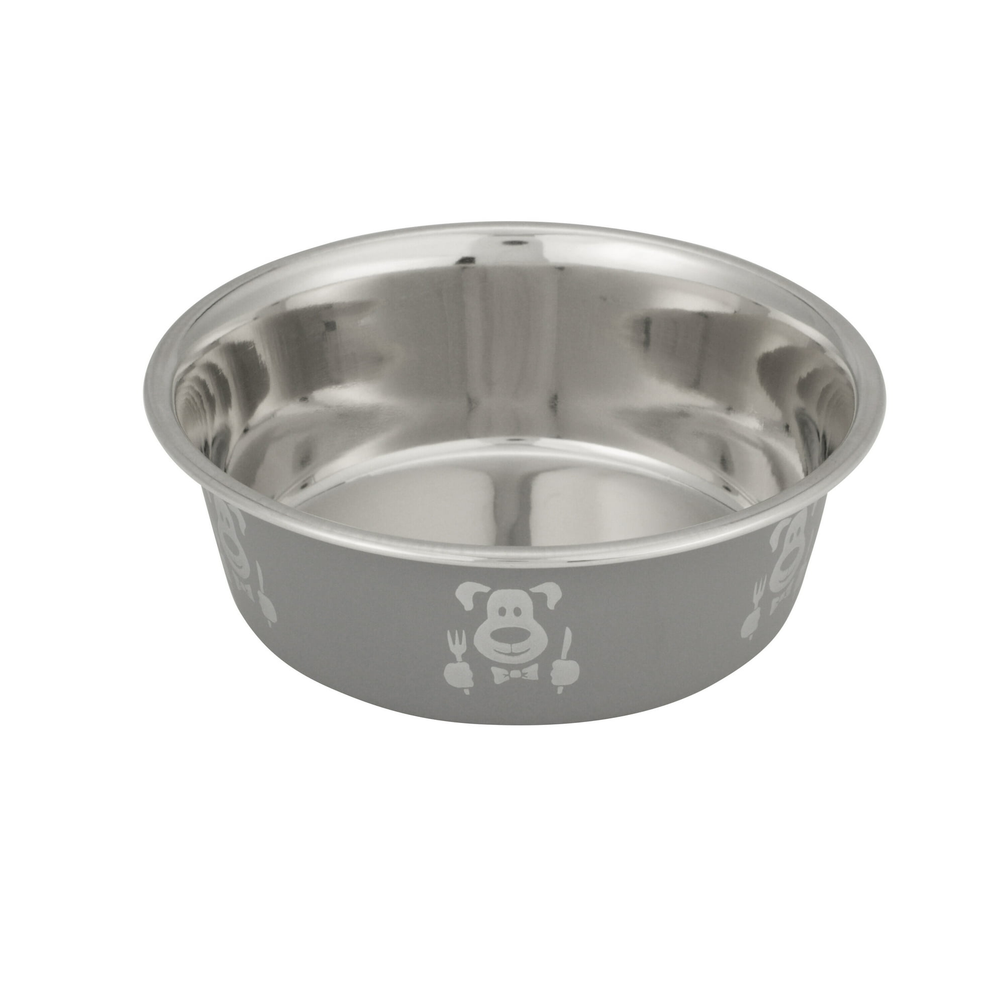 Neater Pets Stainless Steel Hungry Dog Bowl, Grey, 2 Cups