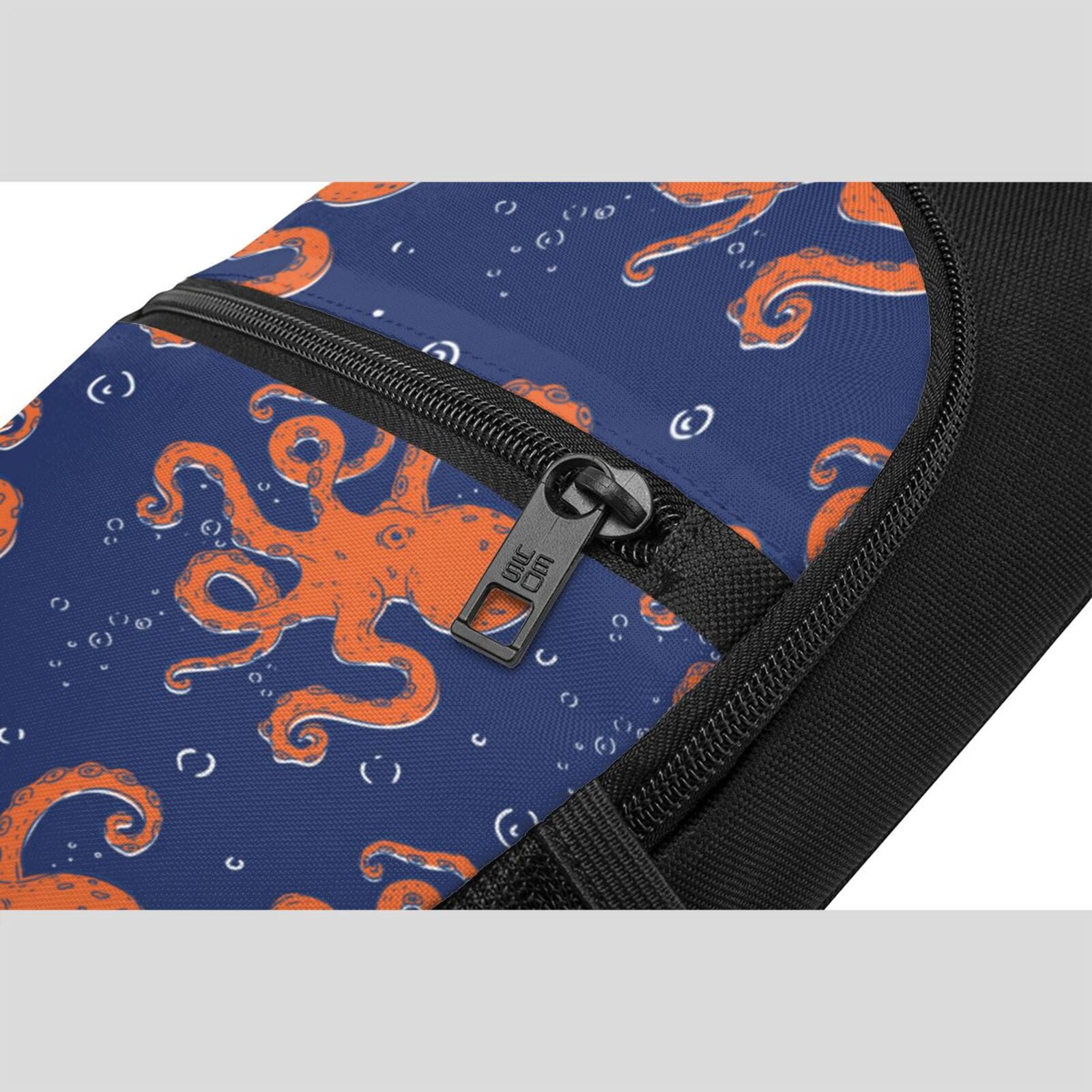 Xecao's Octopus Print Sling Bag: A Versatile Chest, Shoulder, and Crossbody Backpack for Casual Days Out, Perfect for Both Men and Women