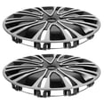 thumbnail image 1 of Miangastore PP Wheel Hub Covers Black 2Pcs 13 Inch For Vehicle Maintenance, 1 of 8