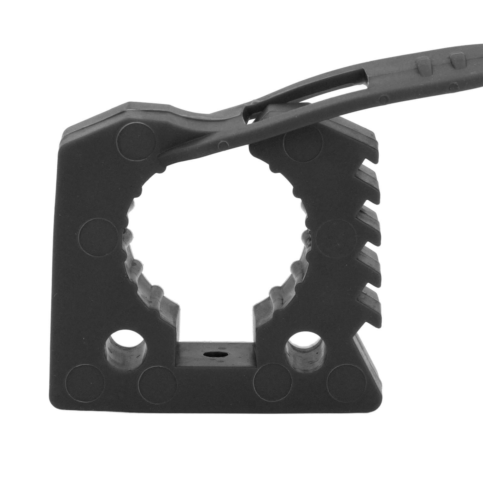 Yajisi 4‑Pack Heavy‑Duty Rubber Shovel & Tool Mounts, 30‑40 mm Clamp, 11 kg Capacity, Versatile Vehicle & UTV Rack Holder