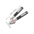 thumbnail image 2 of WHAMVOX Kitchen Manual Garlic Presser Portable Stainless Steel Garlic Crusher Kitchen Metal Gadget, 2 of 8