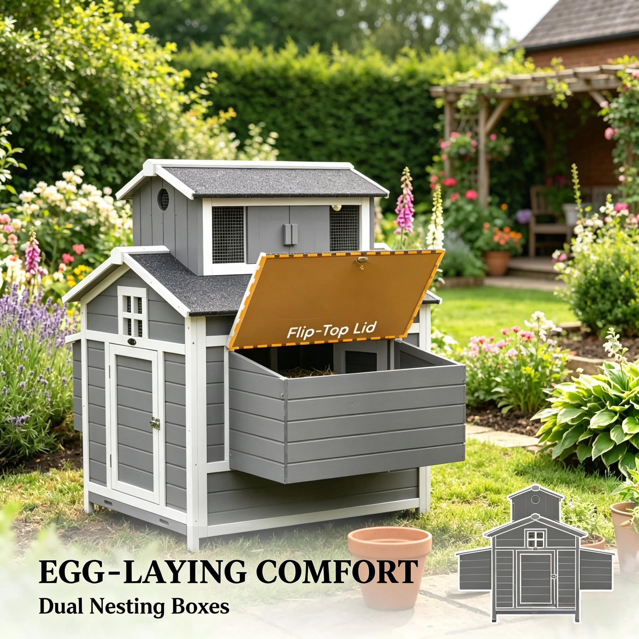 Wooden Pet House, Hen House Chicken Coop