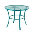 A nation 29040 Captivating Metal Round Outdoor Table - Walmart.com
