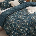 thumbnail image 2 of Ensemble de Housse de Couette Réversible Florale, 2 of 7