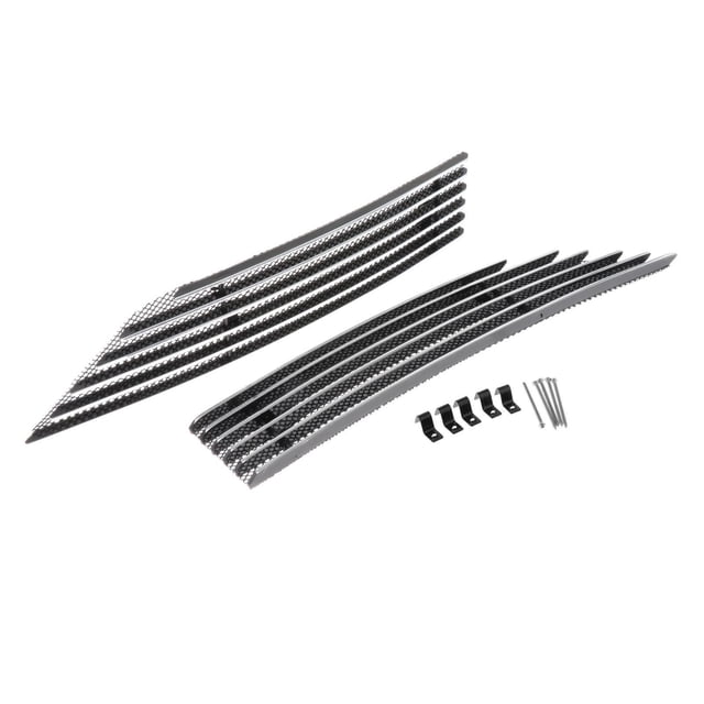 sweethay Rejilla de rejilla inferior para coche, 2 uds., embellecedor para Byd Atto 3 Yuan Plus Ventana automotriz Mejora