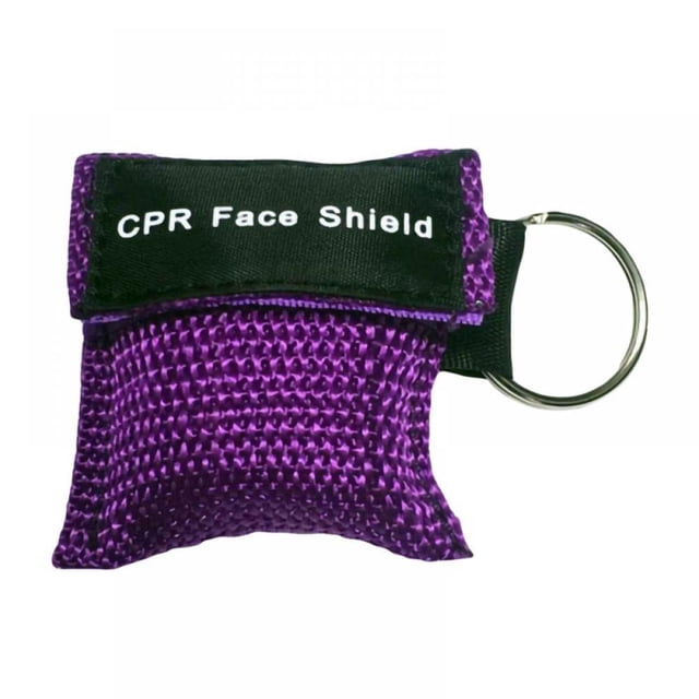 Bangus CPR Face Shield Mask Keychain Ring Emergency Kit CPR Face Shields for First Aid or AED Training