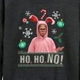 thumbnail image 3 of A Christmas Story - Ho Ho No Pink Bunny Suit  - Women's Lightweight French Terry Long Sleeve Shirt, 3 of 5