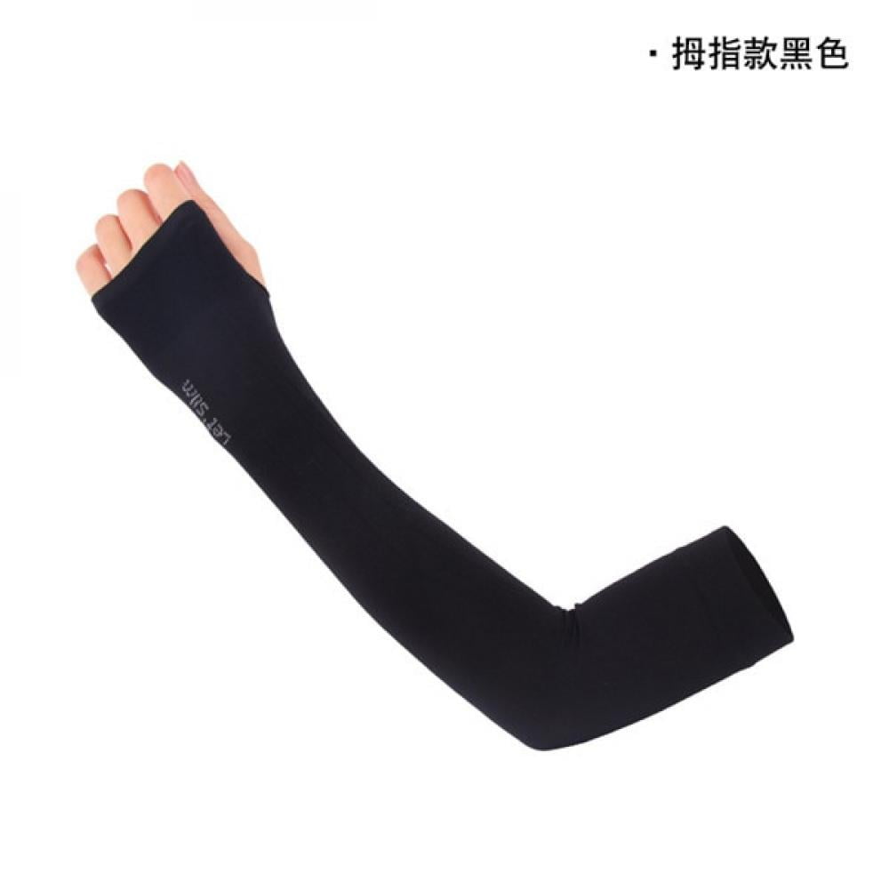 Arm Sleeves with Thumb Holes Women Men UV Protection Cooling, UPF 50