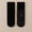 Black, variant on Men's Coral Fleece Mid Calf Floor Socks Thick Fleece Lined Non Slip Non Shedding Warm Solid House Socks Casual Indoor Footwear For Cold Winter Camel One Size