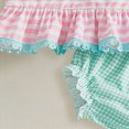 thumbnail image 7 of TOWED22 Infant Girl Sweet Summer Clothes 2 Piece Outfits Sleeveless Tank Tee and Shorts Adorable Casual Sets(Light Green,6-12 M), 7 of 7