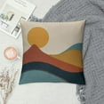 thumbnail image 2 of GOSMITH  Sun Moon Sunset Sunrise Pillow Covers Bohemian Mountain Abstract Golden Light Cactus Square Throw Pillow Case Sofa Bedroom Office Car Living Room Decoration, 2 of 5