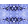 thumbnail image 1 of Ahgly Company Indoor Rectangle Patterned Jeans Blue Area Rugs, 5' x 7', 1 of 1