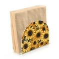 thumbnail image 3 of BZSMCE Napkin holder Creative Design Sunflower Pattern Classic Napkin Holders for Tables, Dining Table Napkin Holders for Kitchen, 3 of 9