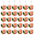 thumbnail image 1 of Adornos navideños Tarjeta colgante de madera de Navidad Decoración de árbol de Navidad de madera de doble cara Wmkox8yii gf9249, 1 of 8