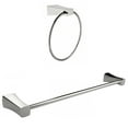 thumbnail image 1 of Chrome Plated Towel Ring With Single Rod Towel Rack Accessory Set AI-13354, 1 of 5