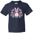 thumbnail image 3 of Inktastic Easter Scandinavian Bunny with Flowers Youth T-Shirt, 3 of 5