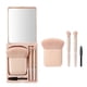 thumbnail image 3 of Easy-taken Travel Makeup Brush Set,4pcs Mini Complete Function Cosmetic Brushes Kit (4pcs with mirror) 26s, 3 of 3