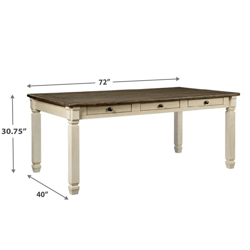 Ashley Furniture Bolanburg Dining Table In White Walmart Com Walmart Com