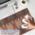 thumbnail image 4 of Long Mouse Pads for Desk,Red Boho Ethnic Geometric Pattern Desk Mats on Top Of Desks, Desk Mouse Pad Extra Large with 3mm Non-Slip Base and Stitched Edge for Gaming,Office,Work,Home 31.5"x11.8", 4 of 6