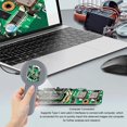 thumbnail image 4 of Handheld Digital Microscope, Portable Pocket Microscope with 2 Inch Screen, 16MP 8 LED Video Microscope, 500mAH Battery Magnifier USB Microscope Camera for Jewelry Identification, 4 of 7