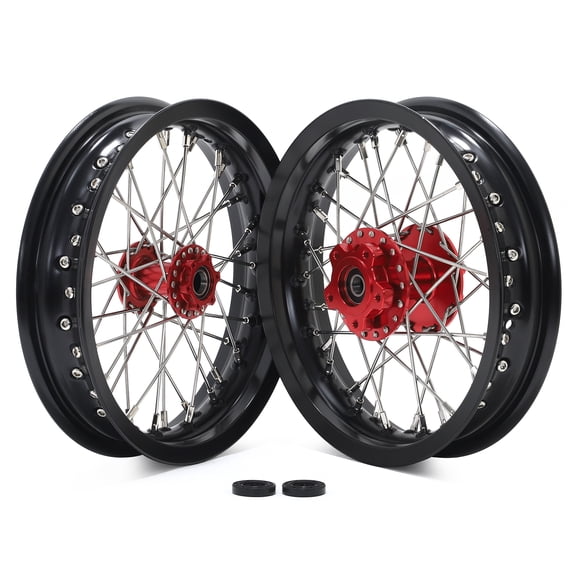 12"x2.15" Front Rear Wheels Rim Hubs for Surron Light Bee LB X for Segway X260