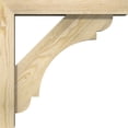 thumbnail image 3 of Ekena Millwork 4"W x 18"D x 18"H Olympic Block Rough Sawn Bracket w/ Offset Brace, Douglas Fir, 3 of 25