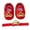 Red, variant on Otqutp Children Fashion Sneakers Baby Shoes With Hair Band Fashion Soft Soled Toddler Shoes Dress Flower Princess Shoes