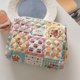 thumbnail image 4 of Bolso De Cosméticos Bolsa de embrague coreanos de maquillaje de algodón grande Impresión de cremallera para mujeres niñas Likrtyny Para Estrenar, 4 of 9
