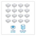 thumbnail image 3 of Dinner Napkin, 1-Ply, 17 x 17, White, 250/Pack, 12 Packs/Carton | Bundle of 2 Cartons, 3 of 8