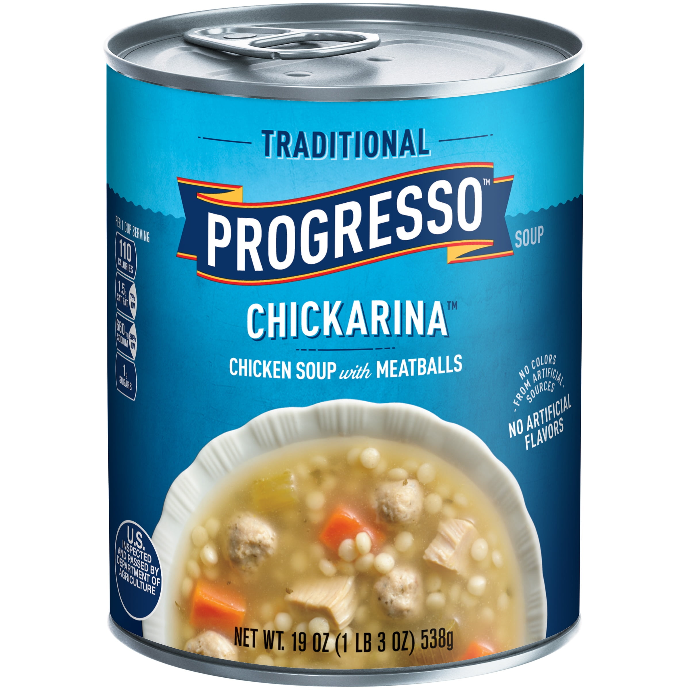 Progress Chikarina Traditional Chicken Soup with Meatballs, 19 oz by General Mills Sales, Inc.