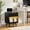 Noir, variante sur GUNAITO Ensemble de 2 Tables de Nuit avec Station de Recharge Table de Chevet avec Lumière DEL Table de Nuit en Bois avec Tiroirs à Texture Ondulée Table d'Appoint avec Ports USB et Prises pour Petit Espace Noyer 2 Pcs