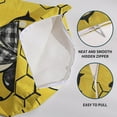 thumbnail image 5 of Summer Pillow Covers 18x18 Set of 2 Yellow Bee Kind Honeycomb Buffalo Plaid Bowknot Outdoor Decorative Throw Pillows Farmhouse Pillowcases Linen Cushion Case Decor for Home Sofa Couch Bed, 5 of 5