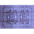 thumbnail image 1 of Ahgly Company Indoor Rectangle Oriental Blue Traditional Area Rugs, 2' x 3', 1 of 4