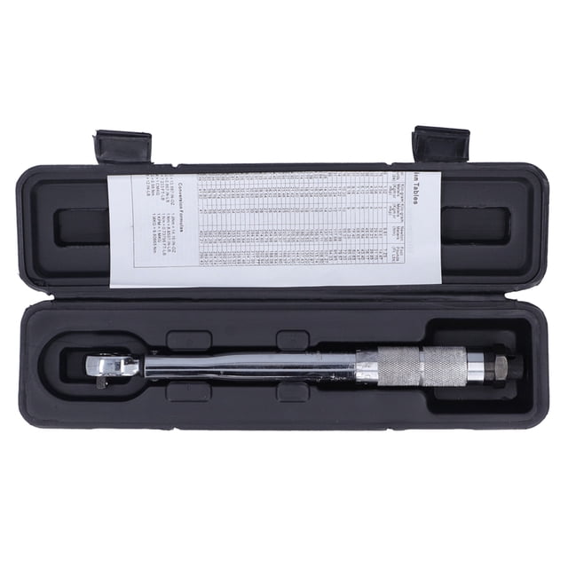 Risegun Llave dinamométrica, Acero, 1/4 Pulgadas, Llave de Vaso de accionamiento Ajustable, Herramientas universales, Herramienta de reparación de Llave multifunción con Mango moleteado para Oficina