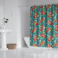 thumbnail image 2 of Boho Style Shower Curtain Pioneer Floral Floral Vintage Retro Shower Curtain for Bathroom Home Decor Bathtubs Waterproof Fabric Curtain with 12 Hooks 72x72in, 2 of 5