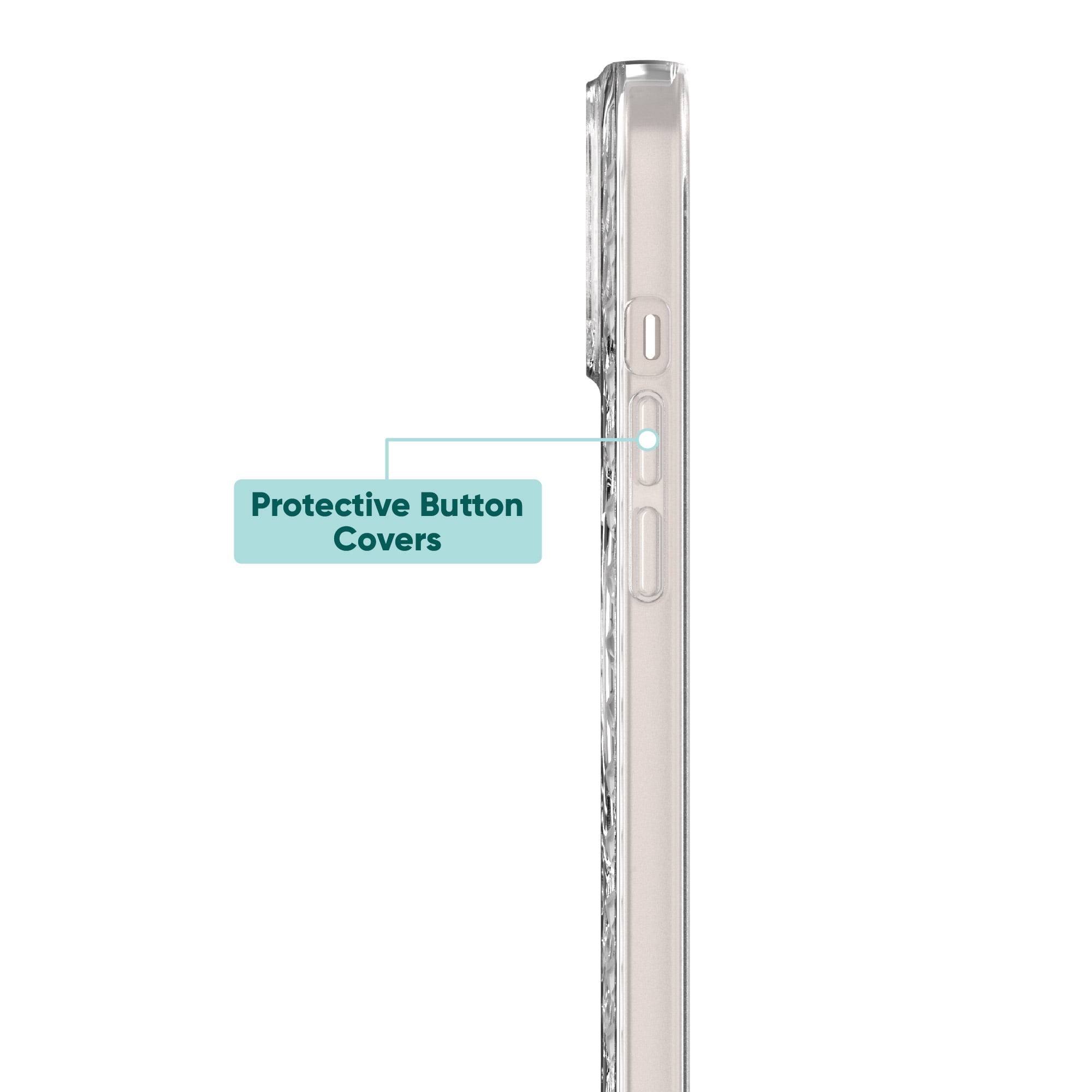 onn. MagSafe Compatible Gel Phone Case for iPhone 15, Clear