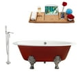 thumbnail image 1 of Cast Iron Tub, Faucet and Tray Set 65" RH5441CH-CH-140, 1 of 10