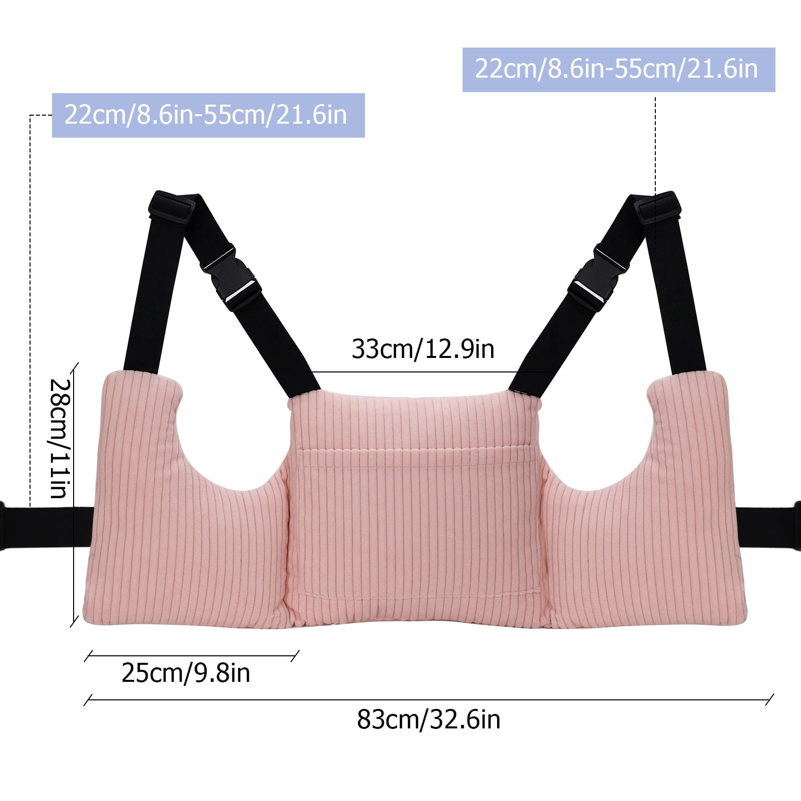 RoamReady Mastectomy Recovery Pillow, Soft Chest Pain Relief Post Surgery Must Haves for Women, Pink