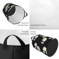 thumbnail image 2 of Fotbe Daisies Flowers Cesto de Ropa con Asas, Cesto Impermeable de Gran Capacidad, Bolsa de Lavado para Dormitorio, Cesto de Ropa con Ruedas y Asas-Small, 2 of 6