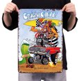 thumbnail image 4 of Placa Metal Vintage Rat Fink Pintura Hierro Rectangular Del Pared 30x40cm, 4 of 9