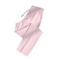 thumbnail image 4 of 2026 Stretch Active Pants for Women Over 50 Elastic Waist Quick Dry Breathable Dress Pant Outdoor Athletic Joggers with Pockets Pink XXL, 4 of 4