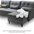 thumbnail image 3 of Juguete Oso Blanco Grande ANGGREK Almohada Peluche de Oso Suave Juguete Abrazo para Aliviar la Ansiedad, 3 of 8