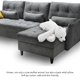 thumbnail image 3 of Juguete Grande Para Abrazar Osos, Juguete De Almohada De Peluche De Oso Blanco De Algodón PP Suave Unisex Para Regalo Sofá Dormitorio, 3 of 7