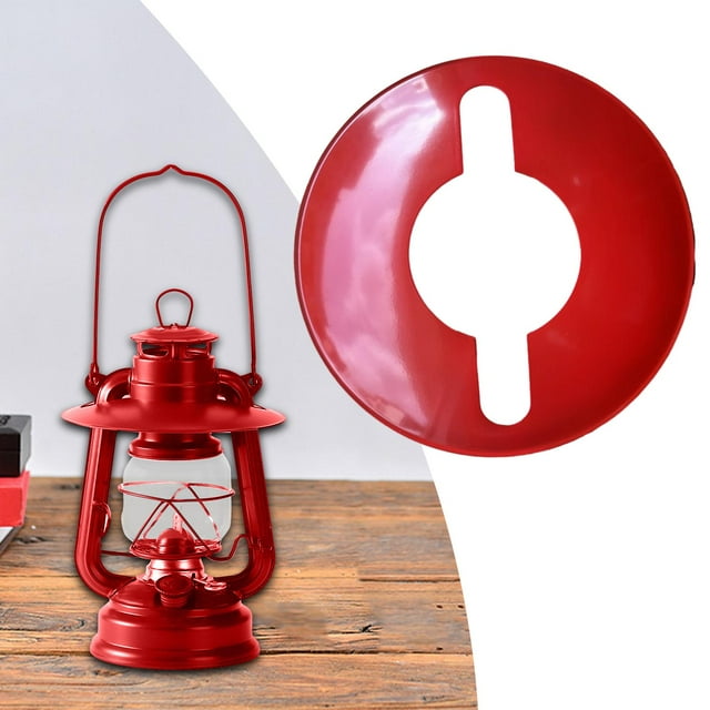 Linterna de Gas Reflector Cola Lámpara de Petróleo Equipo de Iluminación Multiuso Rojo